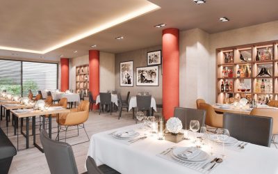 Entwurf Neugestaltung Restaurant „Il-Punto“ Bonn
